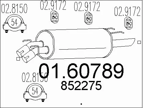 Rear Muffler (01.60789)