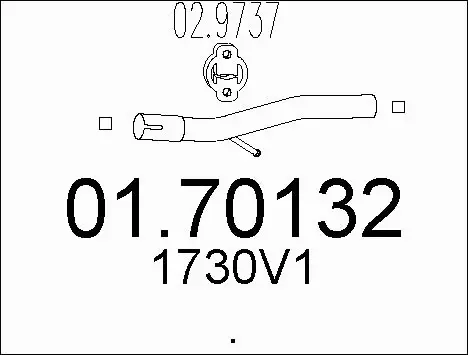 Exhaust Pipe (01.70132)