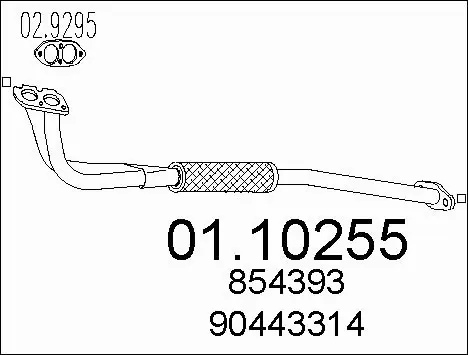 Exhaust Pipe (01.10255)