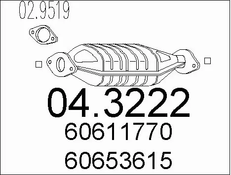 Catalytic Converter (04.3222)