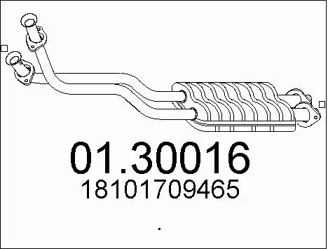 Front Muffler (01.30016)