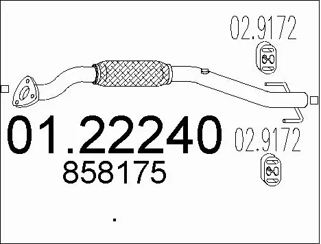 Exhaust Pipe (01.22240)