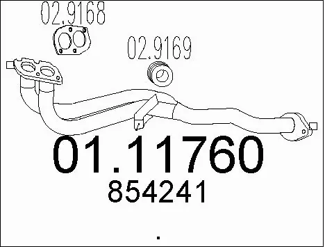 Exhaust Pipe (01.11760)