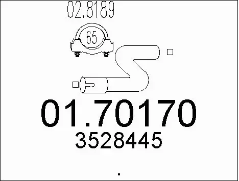 Exhaust Pipe (01.70170)