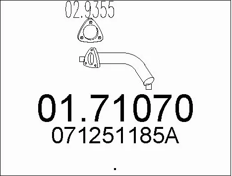 Exhaust Pipe (01.71070)