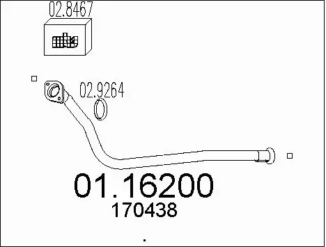Exhaust Pipe (01.16200)