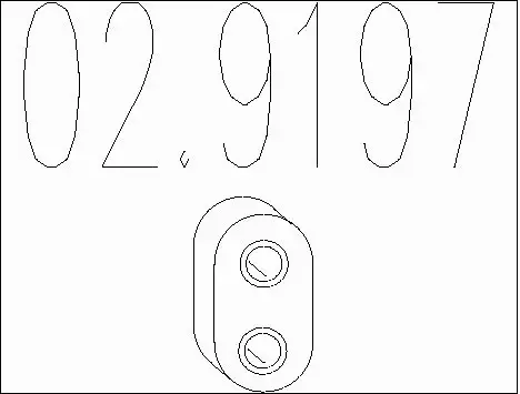 Rubber Buffer, muffler (02.9197)