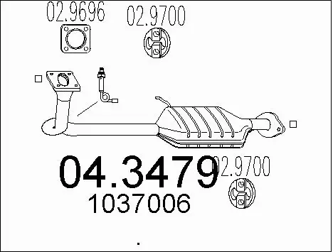 Catalytic Converter (04.3479)