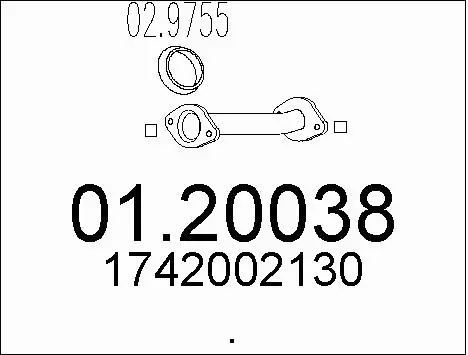 Exhaust Pipe (01.20038)