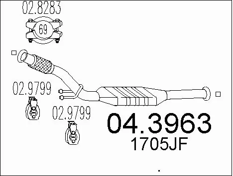 Catalytic Converter (04.3963)