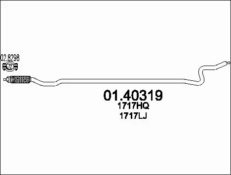 Exhaust Pipe (01.40319)
