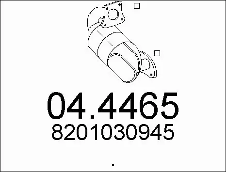 Catalytic Converter (04.4465)