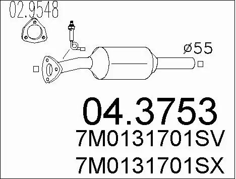 Catalytic Converter (04.3753)