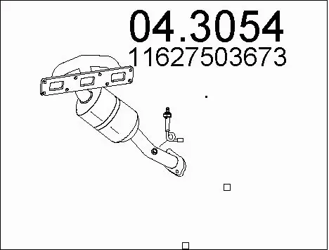 Catalytic Converter (04.3054)