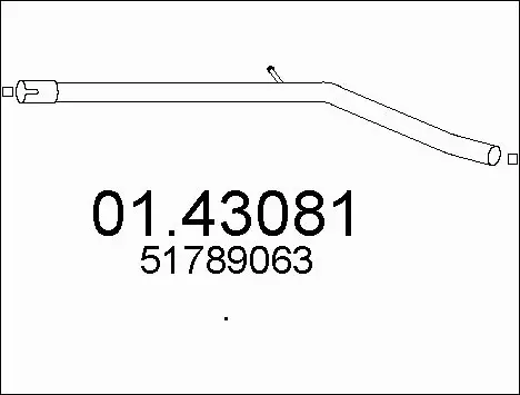 Exhaust Pipe (01.43081)