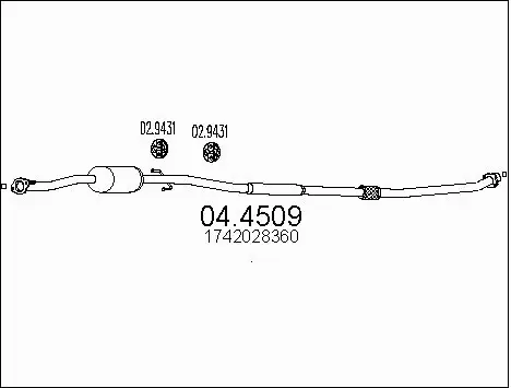 Catalytic Converter (04.4509)