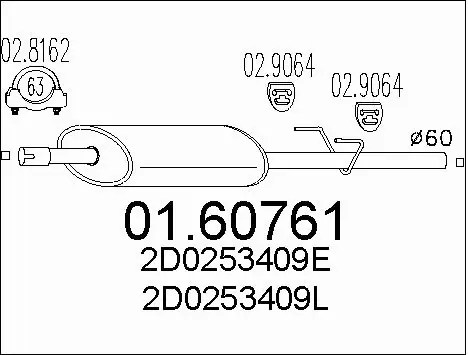 Rear Muffler (01.60761)