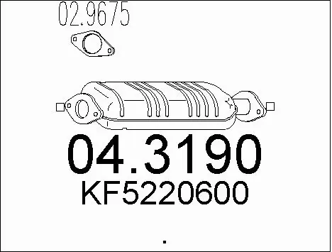 Catalytic Converter (04.3190)