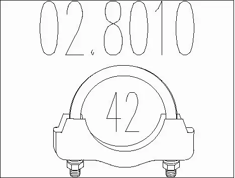 Pipe Connector, exhaust system (02.8010)