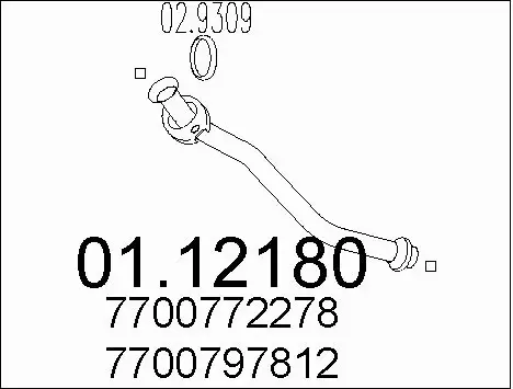 Exhaust Pipe (01.12180)