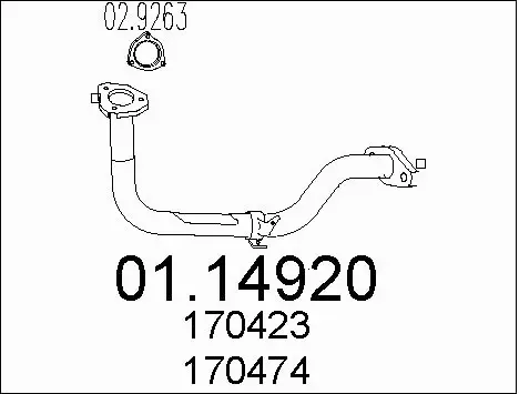 Exhaust Pipe (01.14920)