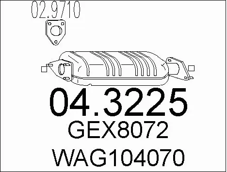 Catalytic Converter (04.3225)