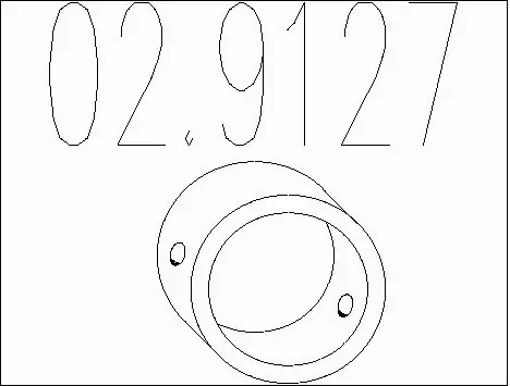 Rubber Buffer, muffler (02.9127)