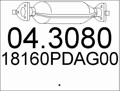Catalytic Converter (04.3080)