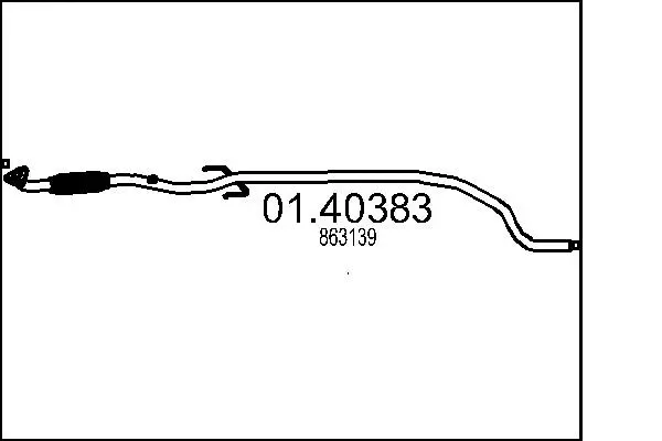 Exhaust Pipe (01.40383)