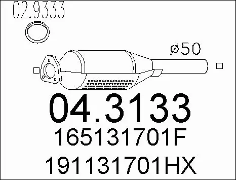Catalytic Converter (04.3133)