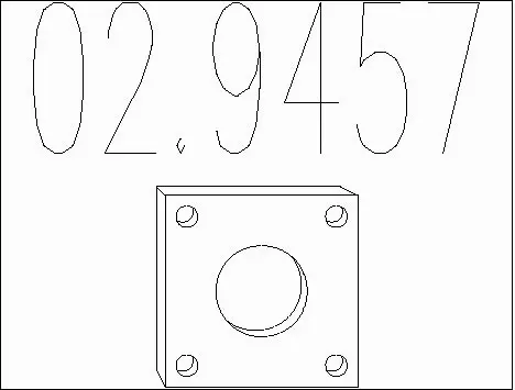 Gasket, exhaust pipe (02.9457)