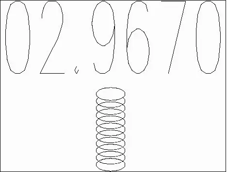 Mounting Kit, muffler (02.9670)
