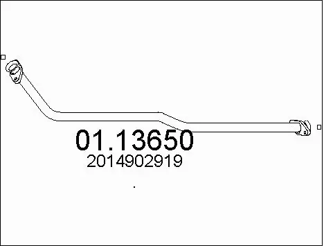 Exhaust Pipe (01.13650)