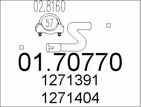 Exhaust Pipe (01.70770)