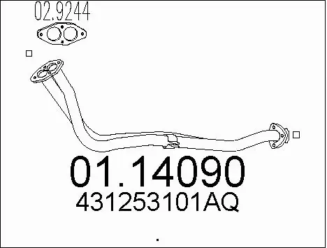 Exhaust Pipe (01.14090)