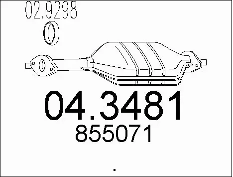 Catalytic Converter (04.3481)