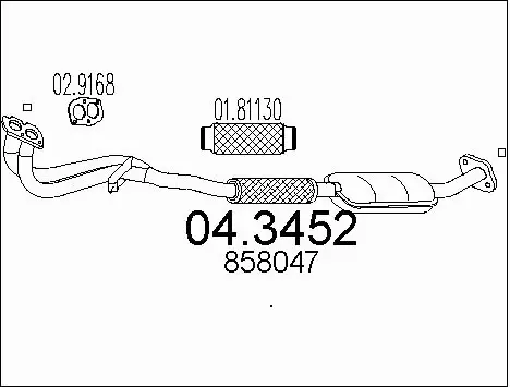 Catalytic Converter (04.3452)