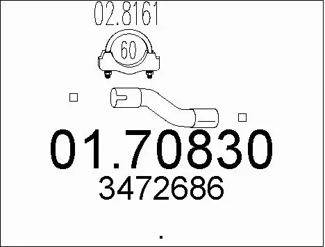 Exhaust Pipe (01.70830)