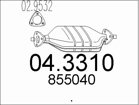 Catalytic Converter (04.3310)