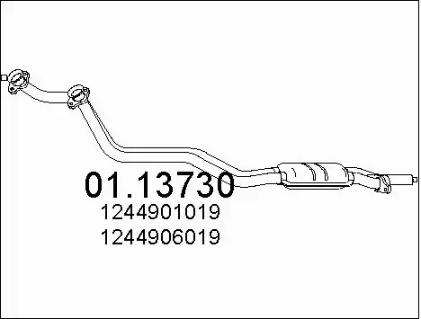 Exhaust Pipe (01.13730)