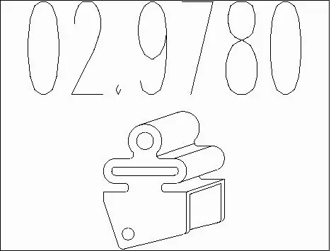 Rubber Buffer, muffler (02.9780)
