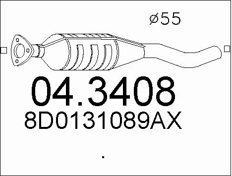 Catalytic Converter (04.3408)