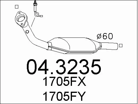 Catalytic Converter (04.3235)