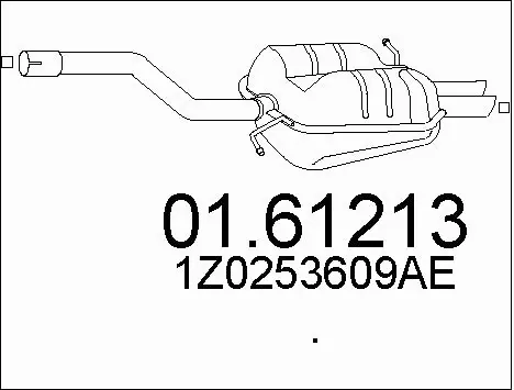 Rear Muffler (01.61213)