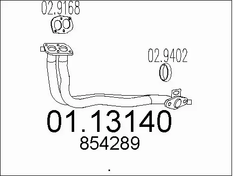 Exhaust Pipe (01.13140)