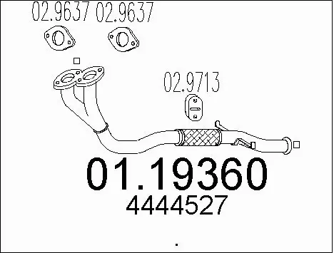 Exhaust Pipe (01.19360)