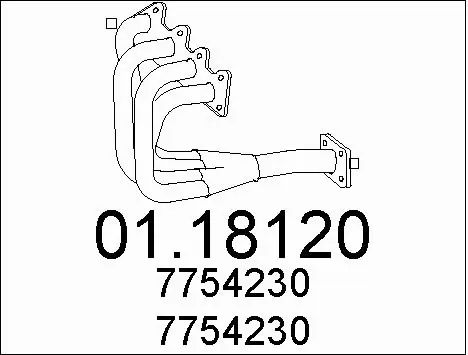 Exhaust Pipe (01.18120)