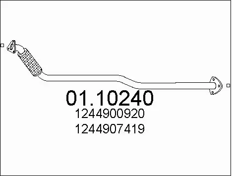 Exhaust Pipe (01.10240)