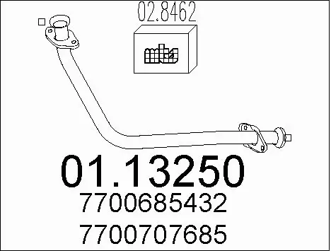 Exhaust Pipe (01.13250)