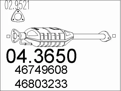 Catalytic Converter (04.3650)